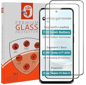 STP FEEL® Premium Tempered Glass Screen Protector Guard Compatible For ...