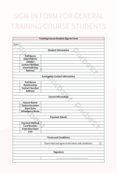 Image result for Training Course Intake Form
