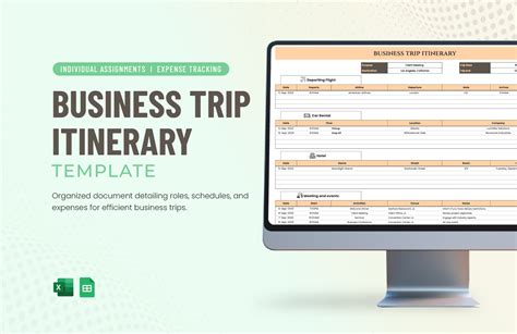 Tour Itinerary Template in Excel, Google Sheets - Download | Template.net