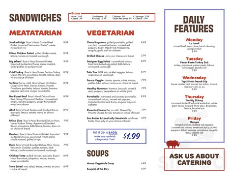 Rhino Market & Deli menu in Charlotte, North Carolina, USA
