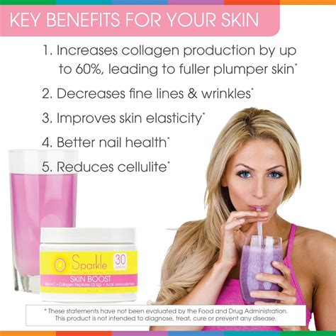 Buy Sparkle Skin Boost Acai Lemonade Verisol Collagen Peptides Protein ...