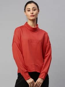 HRX by Hrithik Roshan Full Sleeve Solid Women Sweatshirt - Buy HRX by ...