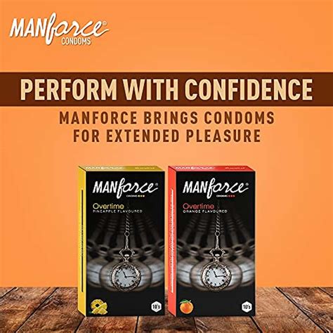 Buy MANFORCE OVERTIME ORANGE & PINEAPPLE 3IN1 CONDOMS(SET OF 2 20 PCS ...