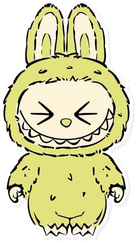 azul labubú ilustración en 2025 | Illustration, Pegatinas bonitas ...