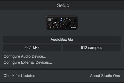 Image result for Studio One AudioBox Setup