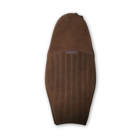 Triumph Speed 400 seatcover - Vertical stitch - Tobacco – Raw & Rugged Co