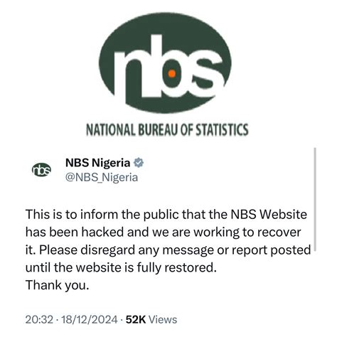 Website of National Bureau of Statistics Hacked