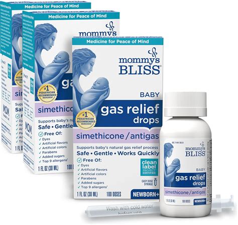 Mommy's Bliss Gas Relief Drops Bottle, Simethicone Drops for Infants ...