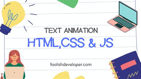 Image result for CSS and JavaScript Animation Text