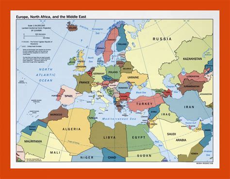 Africa Europe Map