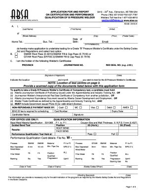Fillable Online Fillable Online absa AB-068 Application for Pressure ...