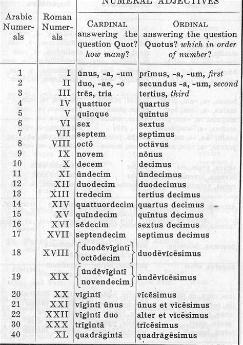 Roman Numbers — Latin for Rabbits