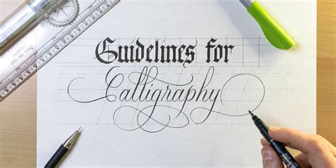How To Make Calligraphy Guidelines (2022) | Lettering Daily