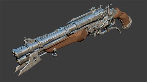 Triple Barrel Shotgun