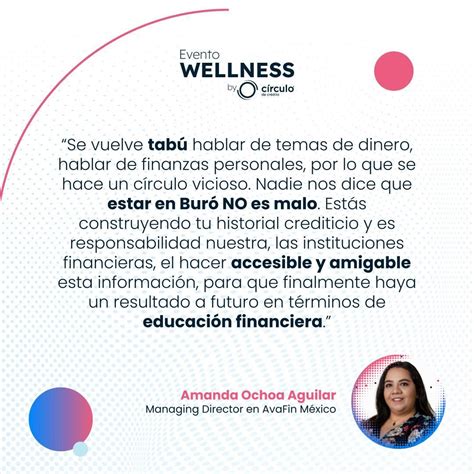 Amanda Ochoa habla sobre la inclusión financiera en nuestro Webinar acerca del futuro de la ...