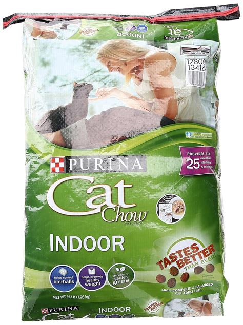 Amazon.com: Purina Cat Chow Dry Cat Food, Indoor, 16 Lb : Pet Supplies