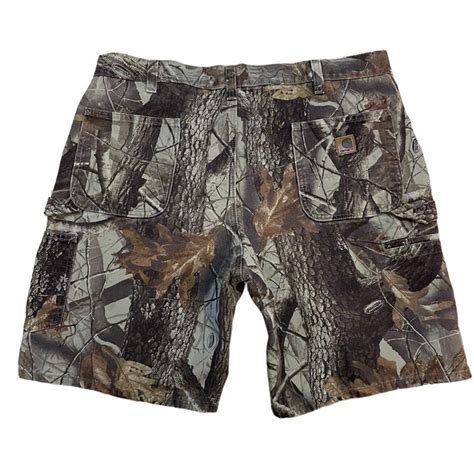 H CARHARTT REALTREE CAMO SHORT W40 | skrova