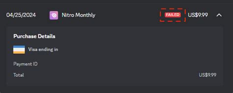Why is My Payment Showing as Failed or Invalid? – Discord