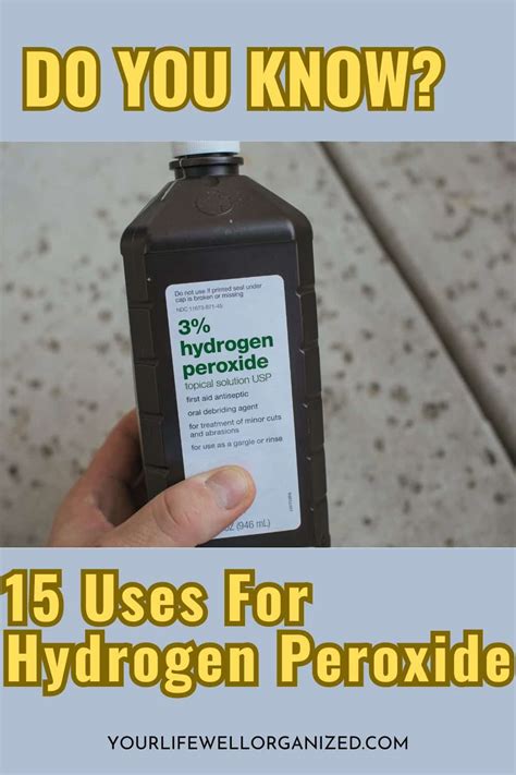 Hydrogen Peroxide Usage 的图像结果