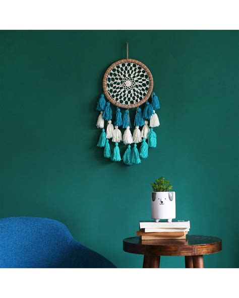 Ombre Tassels Dream Catcher - Blue