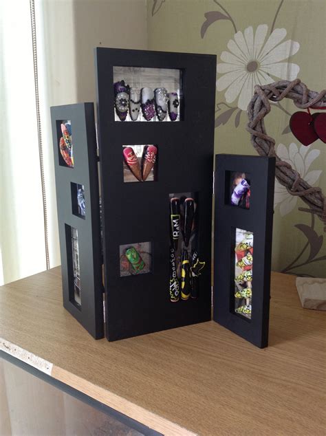 diy nail art display