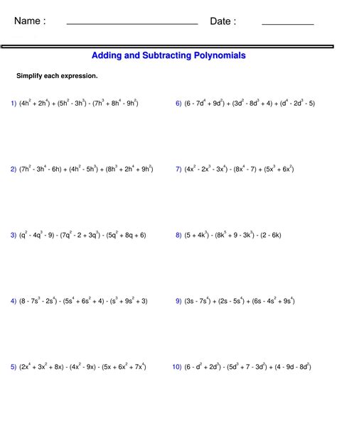 Image result for Subtracting Polynomials Calculator