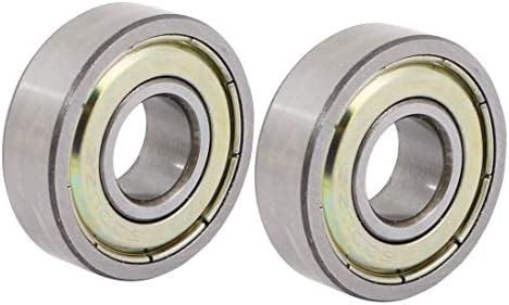 INVENTO 2pcs 6000 ZZ 10x26x8mm for 10mm Rod Radial Ball Bearings ...