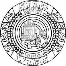 mandala malvorlagen wars mandala bb8 r2d2 coloriages mandalas just color page mandala malvorlagen wars mandala bb8 r2d2 coloriages mandalas just color page