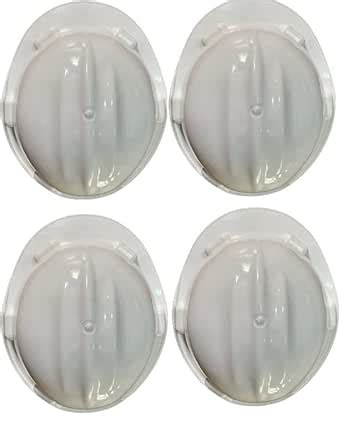 K T I® ISI Marked Heavy Duty Superior Safety Helmet White Pack of 4 ...