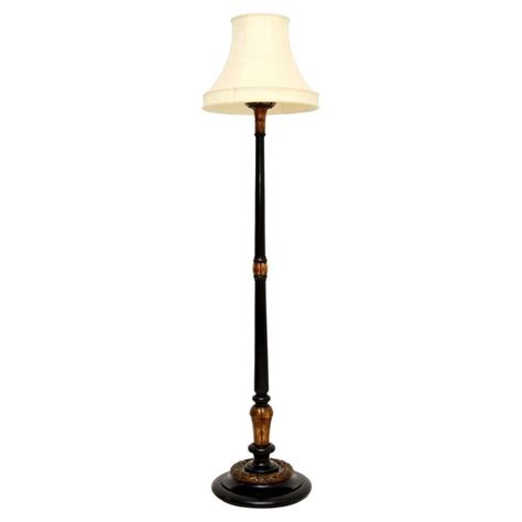 Tall Oak Floor Lamp, Standard Lamp For Sale at 1stDibs