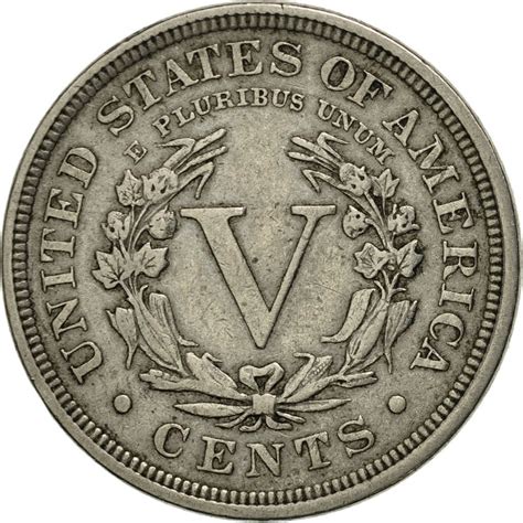Five Cents 1904 Liberty Head Nickel, Coin from United States - Online ...