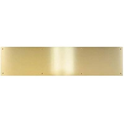 Buy Don-Jo Metal Door Kick Plate (5) Five Pack-Brass Tone 8x28-for 30 ...