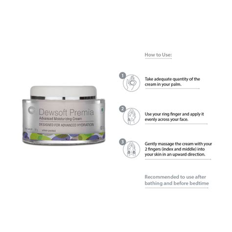 Dewsoft Premia Advanced Moisturizing Cream (50gm) - Cureka - Online ...