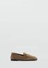 Suede leather loafers - Women | MANGO USA