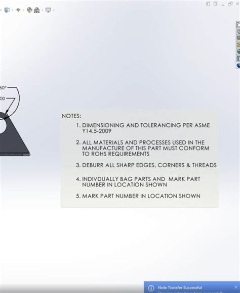 Smart Notes in SolidWorks Drafting 的图像结果