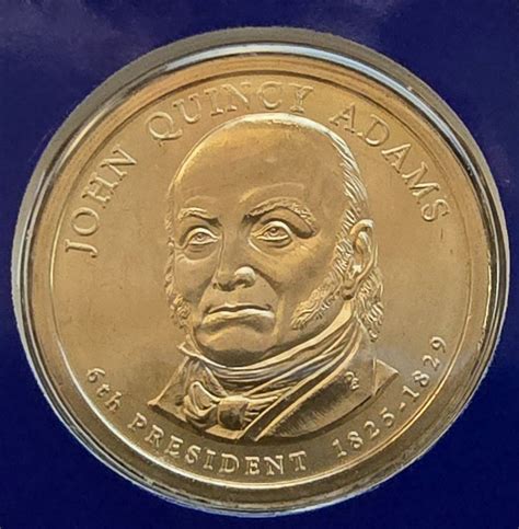 2008-P John Quincy Adams Presidential Dollar - in Original Mint Cello ...