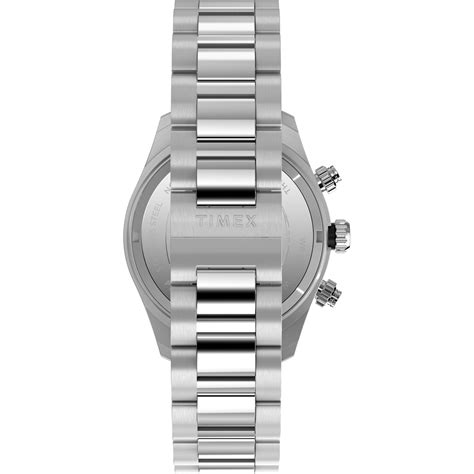 TIMEX Waterbury Silver-Tone Round Dial Analog Men's Watch - TW2Y19200U