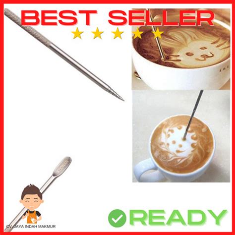 Jual Food Grade Stainless Steel Coffee Latte Art Pen Espresso Barista ...