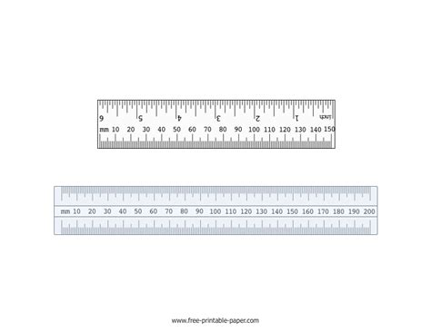 MM Ruler Actual Size - Free-printable-paper.com
