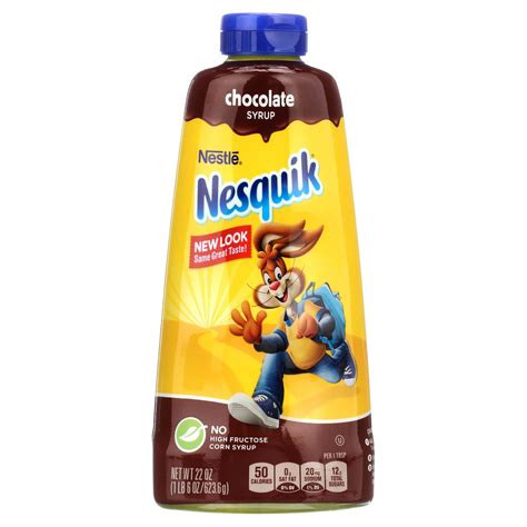 NESQUIK Chocolate Syrup, 22 Oz. Bottle | Chocolate Milk Syrup with ...