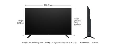Redmi Smart TV 43 Full HD Specs, Features | Xiaomi India