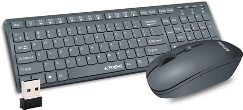 Amazon.in: Buy ProDot ProSeries Wireless Chicklet Keyboard Mouse Set I ...