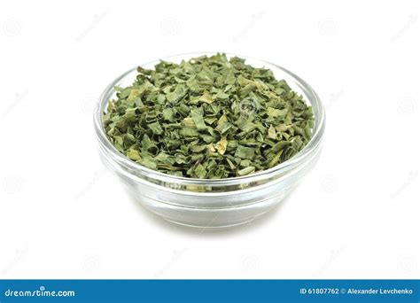 Dried Green Onions in a Glass Stock Photo - Image of kitchen, spices ...