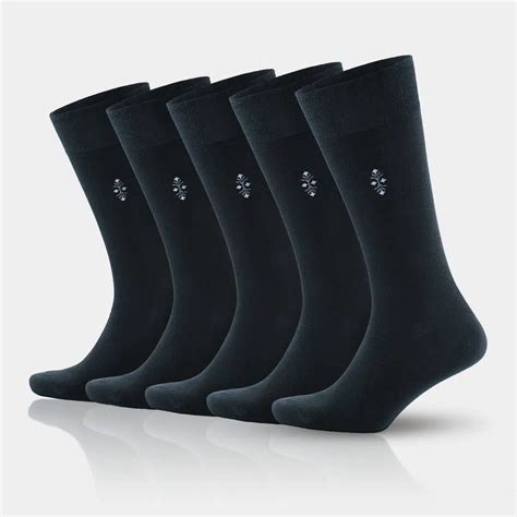 Black Dress Socks for Men - Bamboo Dress Socks - GoWith
