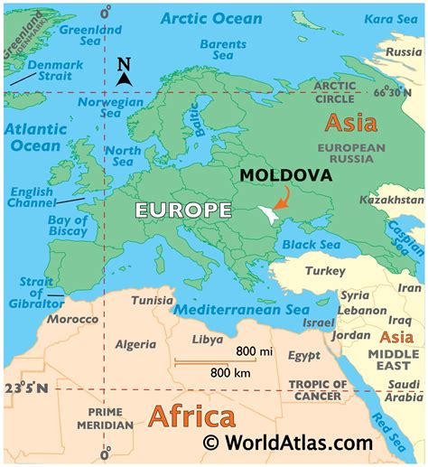 Moldova Map / Geography of Moldova / Map of Moldova - Worldatlas.com