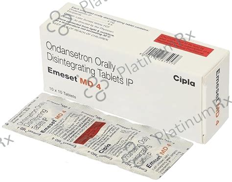 Emeset MD 4mg Tablet 10s: View Uses, Side Effects, Price and Substitute ...