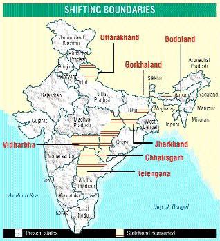 Reorganisation of states: Remapping the country - India Today