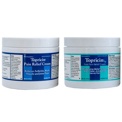 Buy Topricin Pain Foot Pain Cream Bundle | Topricin Anti-inflammatory ...