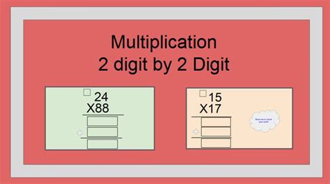 Standard Algorithm for 2 Digit Multiplication 的图像结果