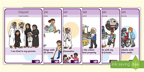 Values Display Posters - Respect (teacher made) - Twinkl